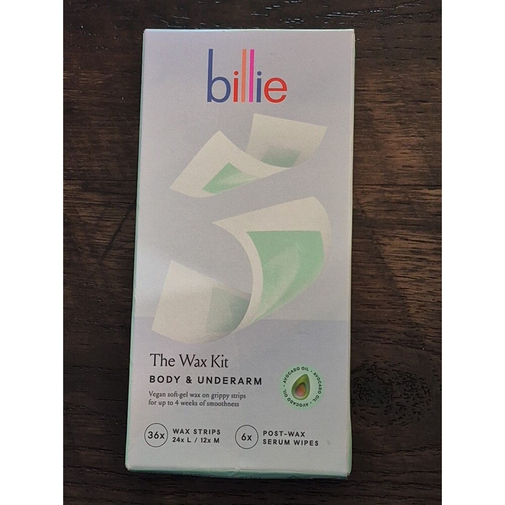 Billie Wax Kit - Body and Underarm - 36 strips